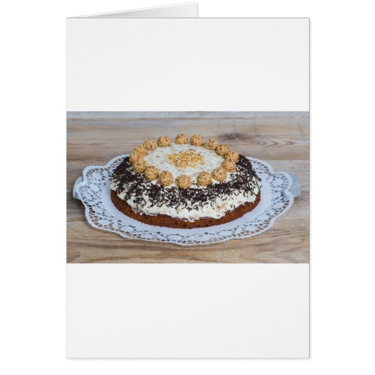Almond nut cake on rus cards (Front)