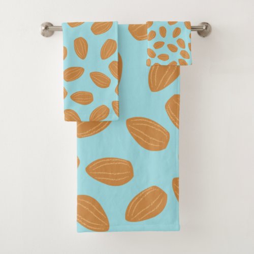 Almond Pattern Bath Towel Set