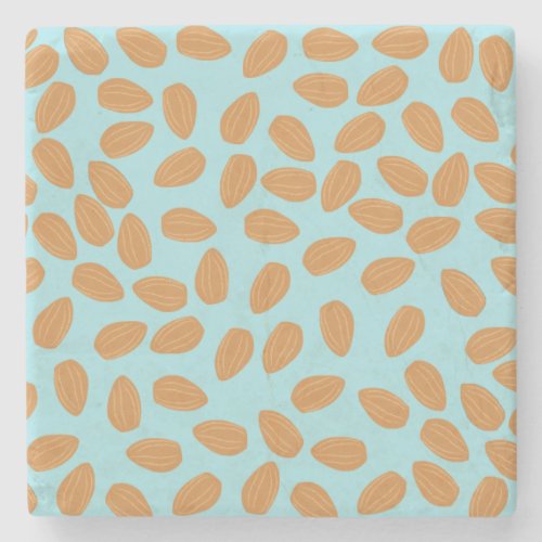 Almond Pattern Stone Coaster