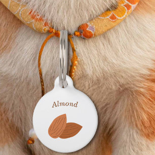 Almond Pet Tag