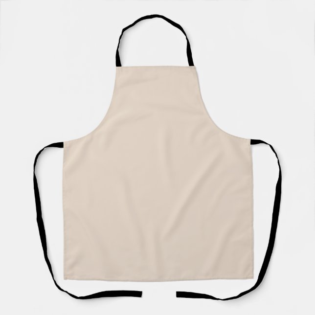 Almond (solid color) apron (Front)