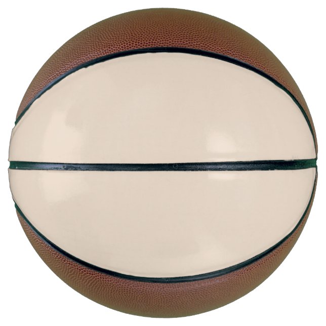 Almond solid color basketball (Front)