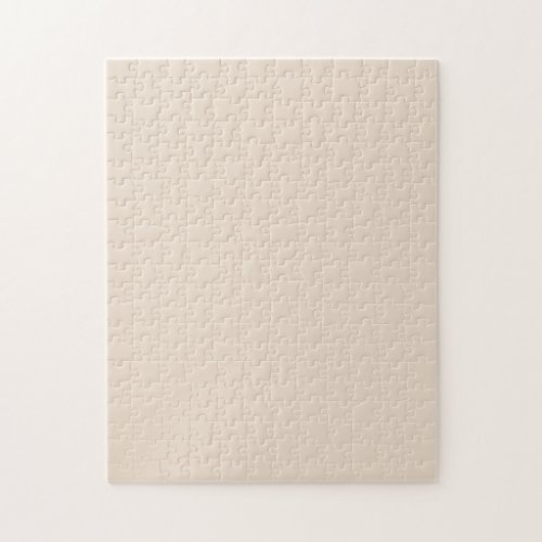 Almond solid color jigsaw puzzle