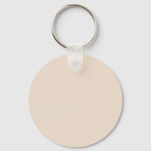 Almond solid color keychain