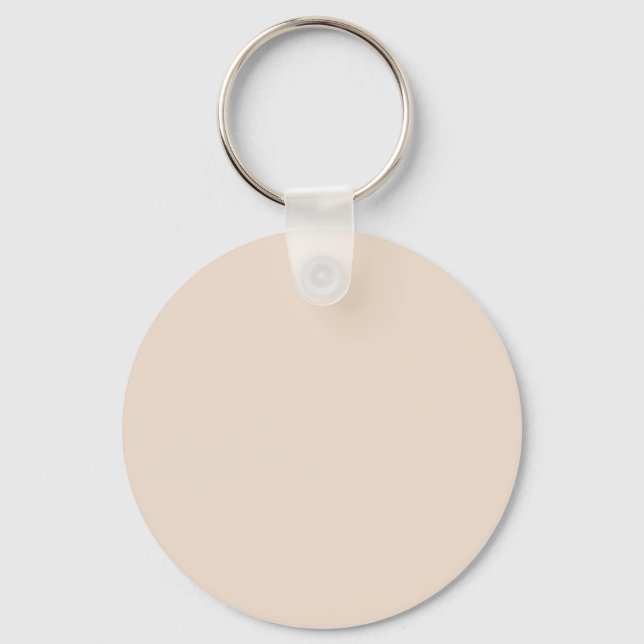 Almond (solid color) keychain (Front)