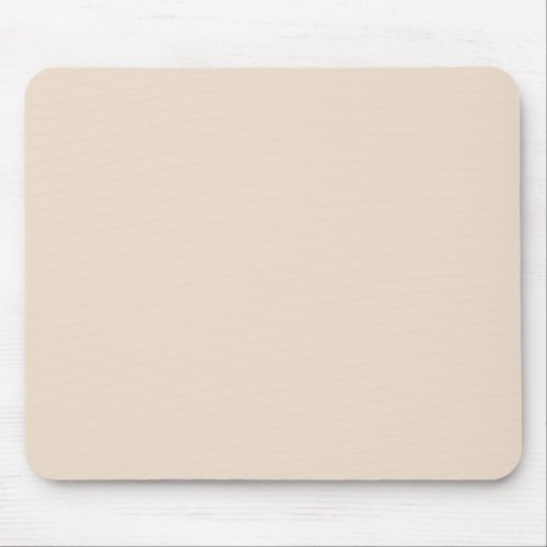 Almond solid color mouse pad