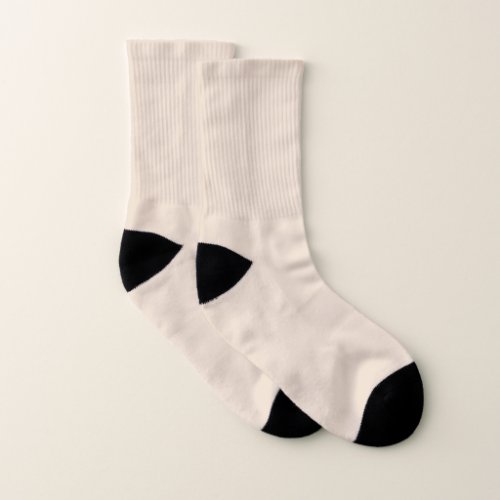 Almond solid color socks