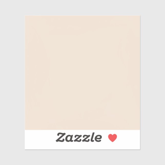 Almond solid color sticker (Sheet)