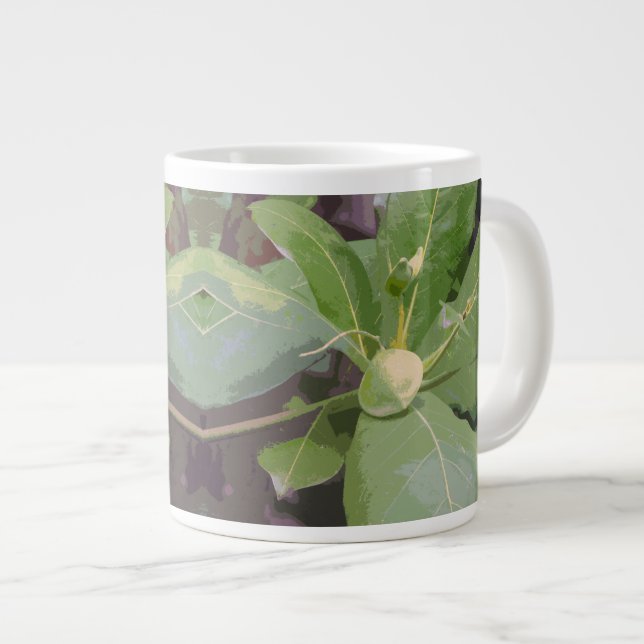 Almond Tree Closeup Large Coffee Mug (Front Right)