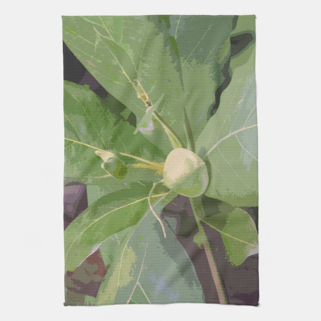 Almond Tree Closeup Towel (Vertical)