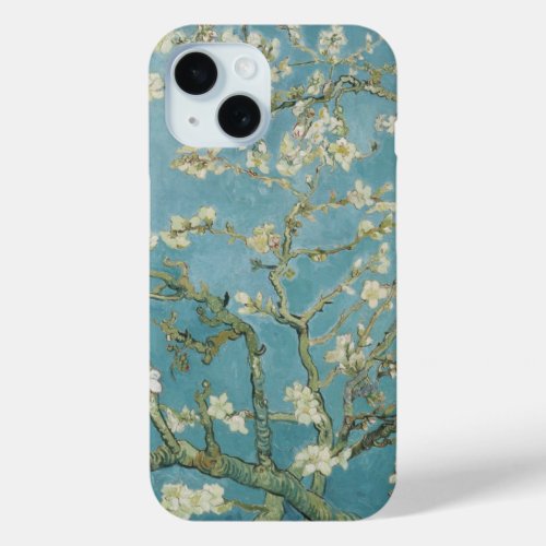 Almond tree in blossom by Vincent Van Gogh iPhone 15 Case