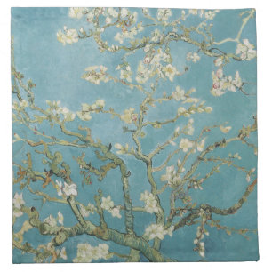 Almond tree in blossom by Vincent Van Gogh Cloth Napkin