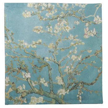 Almond Tree In Blossom By Vincent Van Gogh Cloth Napkin by Zazilicious at Zazzle