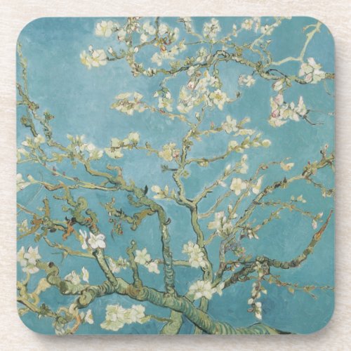 Almond tree in blossom by Vincent Van Gogh Coaster