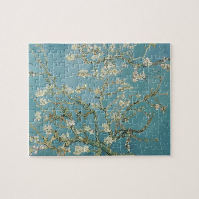 Almond tree in blossom by Vincent Van Gogh Jigsaw Puzzle (Horizontal)