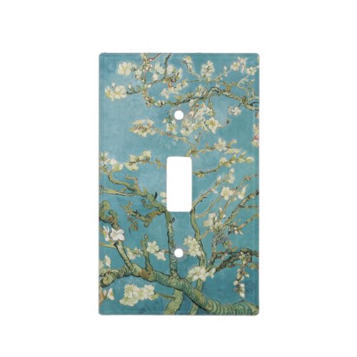 Almond tree in blossom by Vincent Van Gogh Light Switch Cover