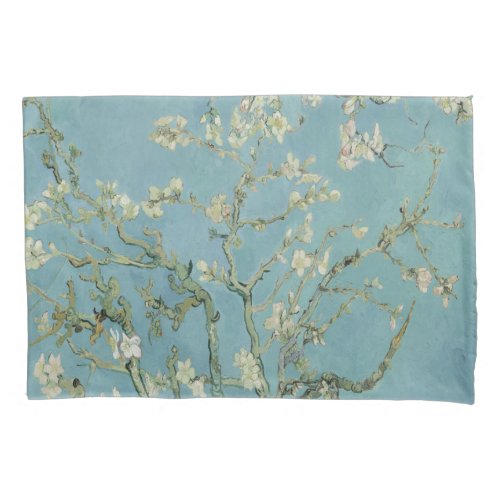 Almond tree in blossom by Vincent Van Gogh Pillow Case