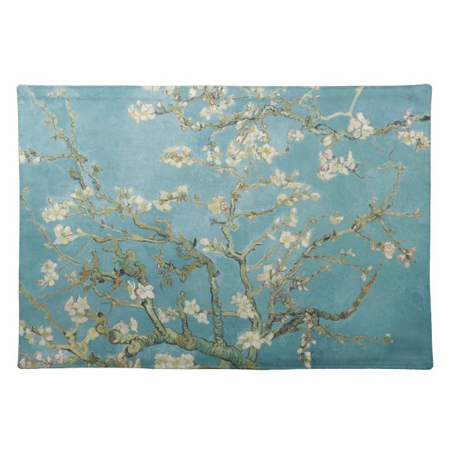 Almond tree in blossom by Vincent Van Gogh Placemat (Front)
