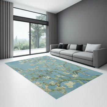 Almond Tree In Blossom By Vincent Van Gogh  Rug by Zazilicious at Zazzle