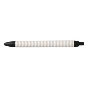 Almond & White Stripes Pen
