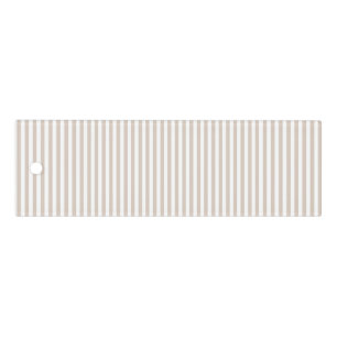 Almond & White Stripes Ruler