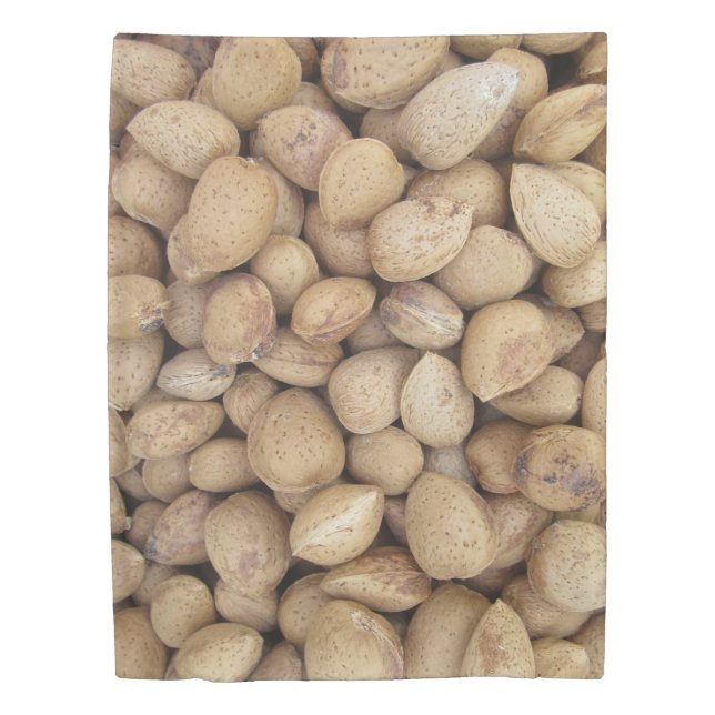 Almonds Fall Autumn Patterns Duvet Cover (Front)