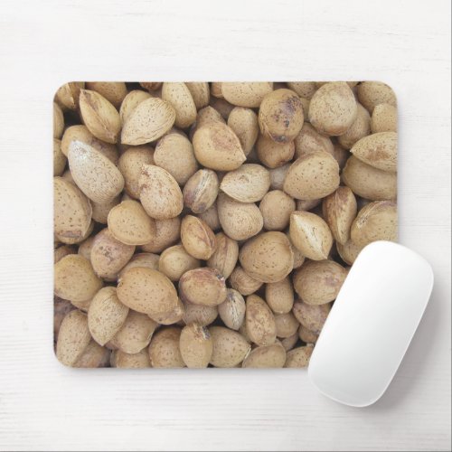 Almonds Fall Autumn Patterns Mouse Pad