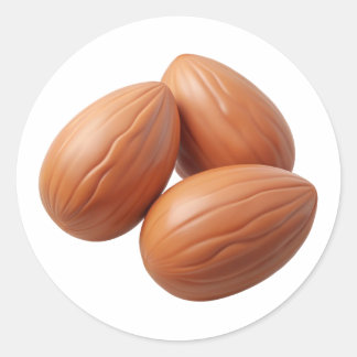 Almonds Plastic 3D – Glossy Round Label