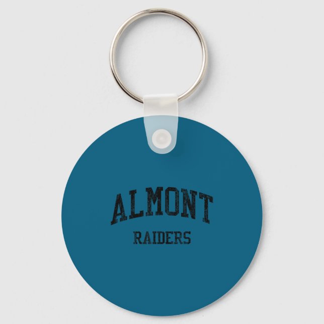 Almont High School Hs Mi Keychain (Front)