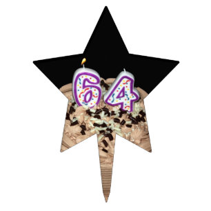 Almost 64... 64th Birthday Cake Topper