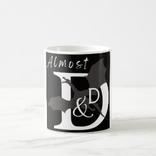 Almost D&D Mug (black background)