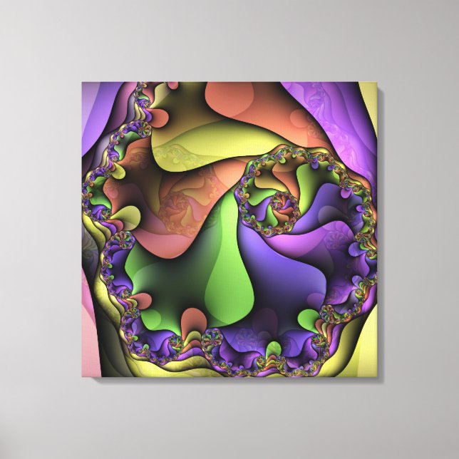 Almost Facing It  Wrapped Canvas Print (Front)