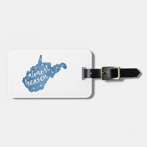 Almost Heaven West Virginia Luggage Tag