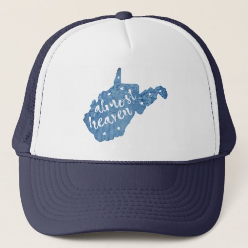  Almost Heaven West Virginia Trucker Hat