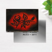 Almost Paisley ~ ATC (Desk)
