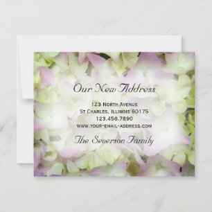 Almost Pink Hydrangea New Address Announcement