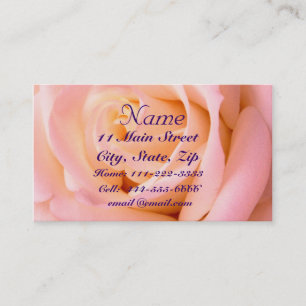 Almost Pink Profile Card