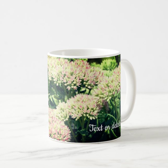 Almost Sedum Flower Personalized Coffee Mug (Front Right)