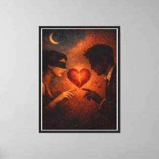 Almost Touching Canvas Print