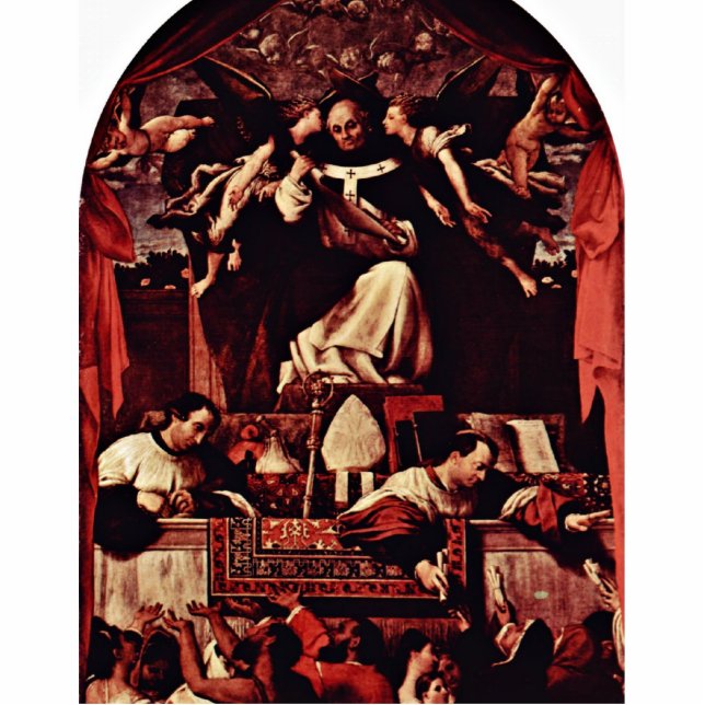Alms Of Saint Antoninus, By Lotto Lorenzo (Best Qu Statuette (Front)