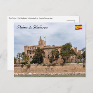 Almudaina Palace in Palma de Mallorca Postcard