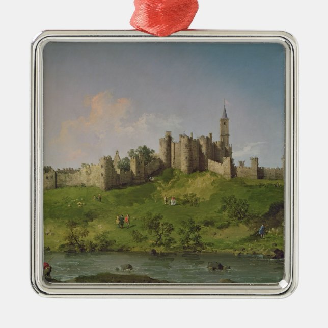 Alnwick Castle Metal Ornament (Front)
