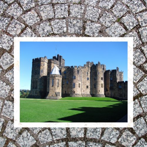 Alnwick Castle Northumberland England Postcard