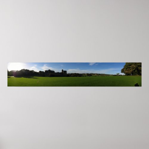 Alnwick Castle Panoramic Poster