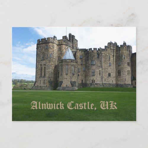 Alnwick Castle UK Postcard