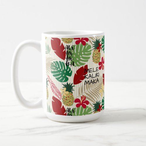 ALO_HO_HO_HA Hawaiian Tropical Holiday Coffee Mug