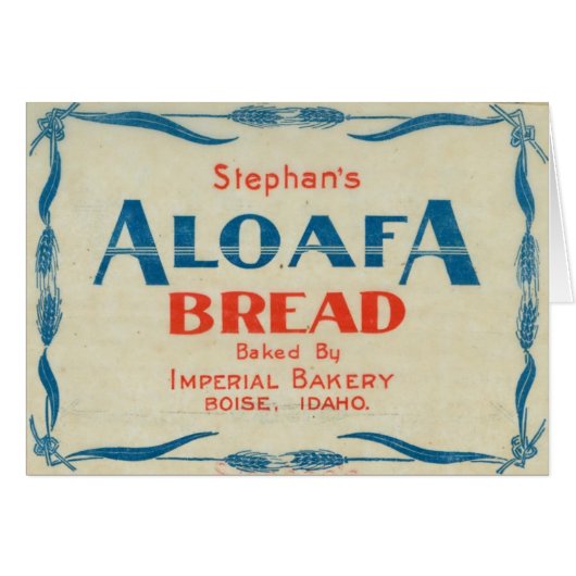 Aloafa Bread Cards (Front Horizontal)
