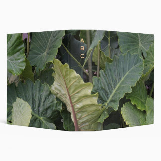 Alocasia Leaves 3 Ring Binder