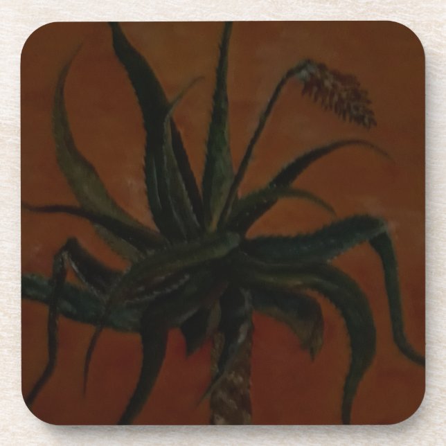 Aloe Beverage Coaster (Front)