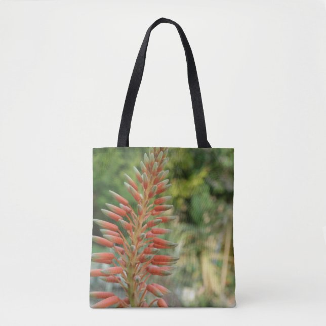 Aloe Blossom Custom All-Over-Print Tote Bag (Front)